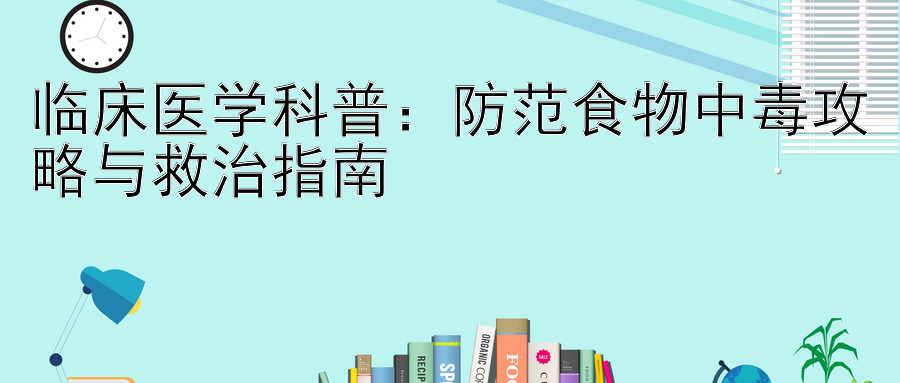 临床医学科普：防范食物中毒攻略与救治指南